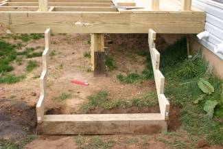 Installing Deck Stairs